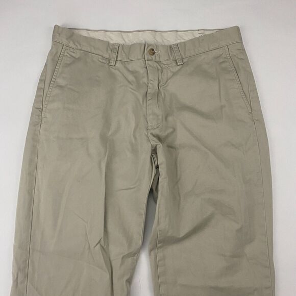 Polo Ralph Lauren CLASSIC FIT Khaki Chino Pants Flat Front 34x32 (35x31) Cotton - Picture 3 of 13